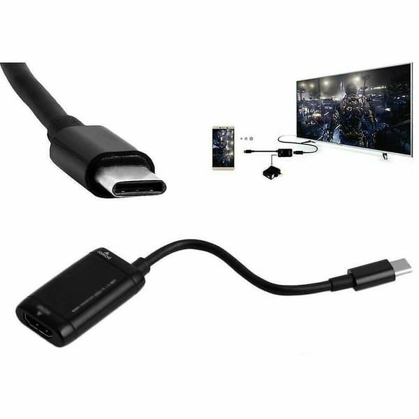 USB-C Type C MHL til HDMI Video Kabeladapter til Telefon Tablet