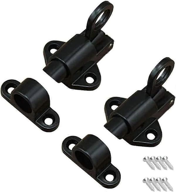 Locks and bolts 2 pieces automatic door bolt spring lock automatic door bolt return door bolt spring d