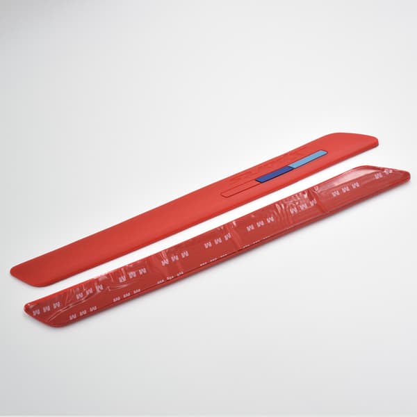2x Car Rubber Front+Rear Bumper Scratch Protector Strip Corner Guard