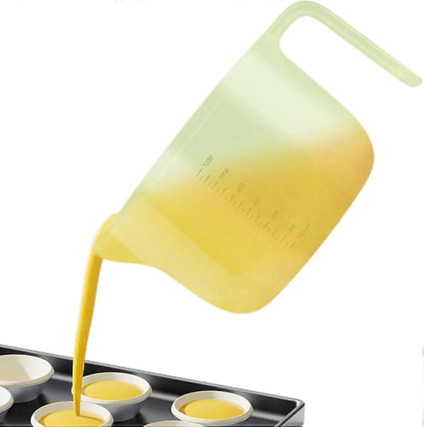 Baking Measuring Cup, Scale Bowl Cup Filter Measuring Cup, Heat Resistant Large Capacity Multifunctional Measuring Cup