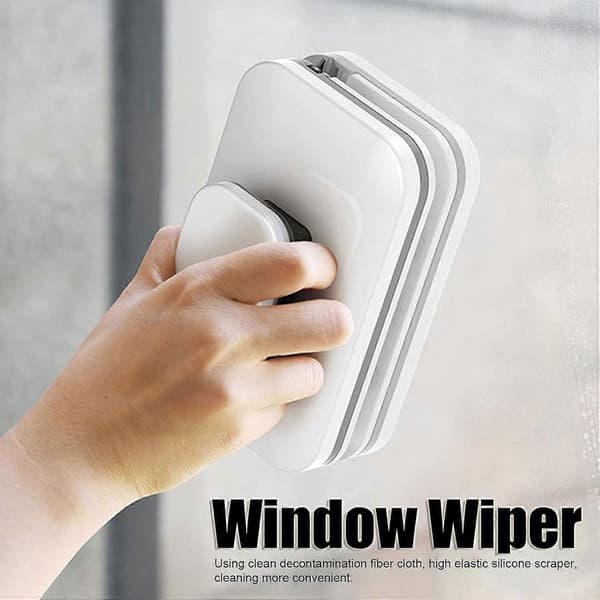 Magnetic Window Wiper Adjustable Wiper Cleaner Double-Sided Glass Cleaning Tool for Home Use [DB]