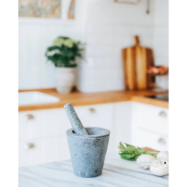 Boda Morter granit 14 cm Dorre Grafitgrå gray