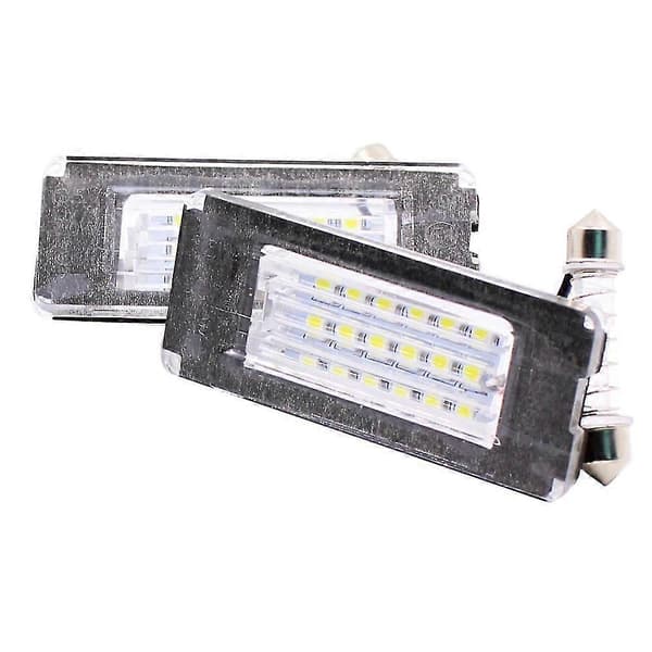 2 pcs LED License Plate Light No Error License Plate Light for Mini Cooper R56 2006 - 2