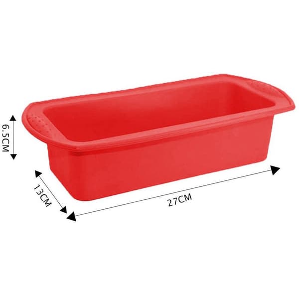 2-pakke silikonbrødformer, non-stick silikonbakeformer, enkle
