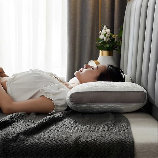 Ergonomically Designed Pillow Quick Recovery Support Pillow for Shoulder and Neck Stiffness or Strain Honeycombed Low Honeycombed Low Honeycombed Low