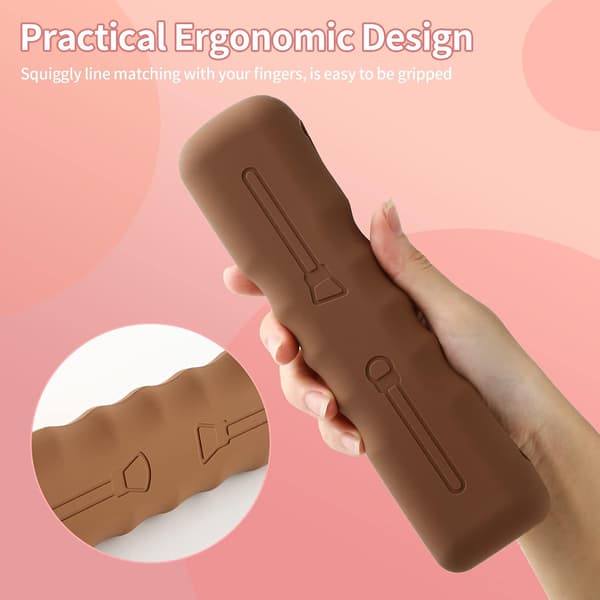 Silikon Makeupborste Väska med Magnetisk Stängning, Bärbar Makeup