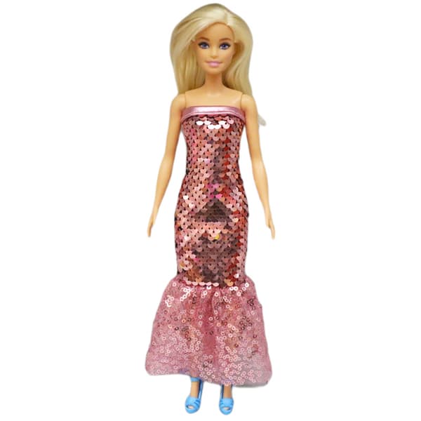 4 st Barbie dockkläder för 30 cm dockor (D)