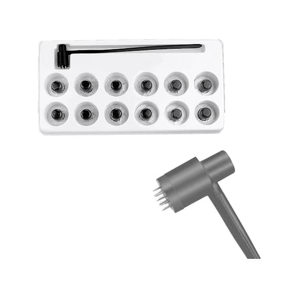 1 BOX (12 PCS) 7-star needle & Dermal hammer, needle set