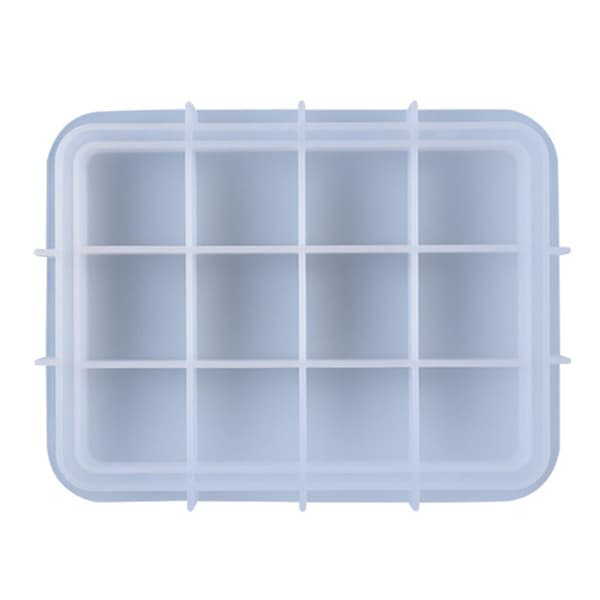 Rektangulær Bakke Epoxy Resin Form Fad Tallerken Silikoneform DIY
