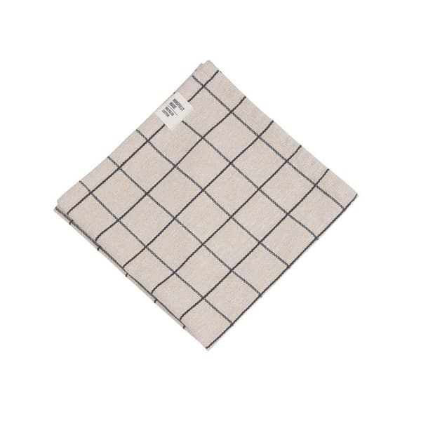 AXEL Stofserviet Sort 6-pak 45×45 cm Svart black