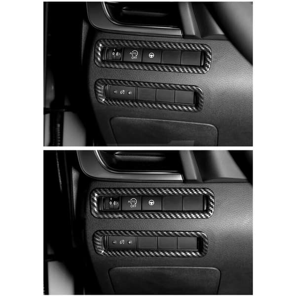 For Rogue X Trail T33 2021+ Car Center Console Headlight Button Cover Trim Decor Frame Accessories