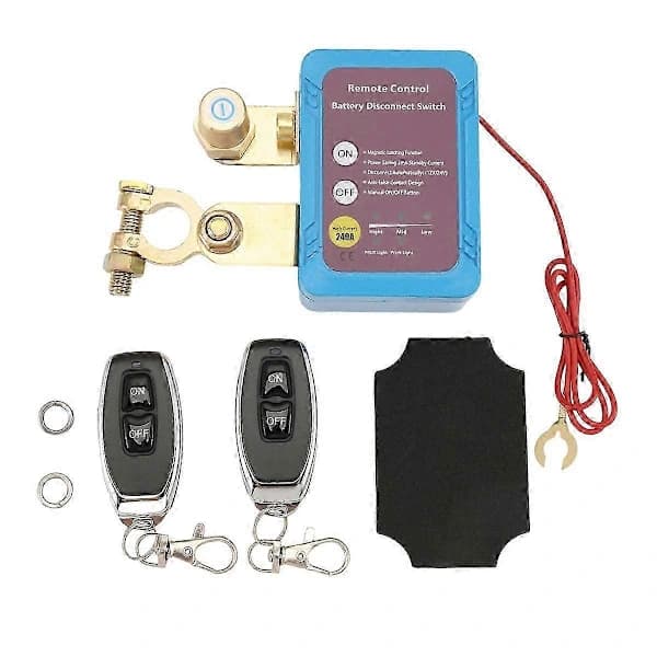 12V 240A Batterihovedbryter, Automatisk Strømavstenging