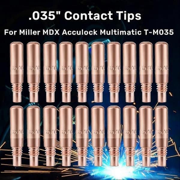 MIG Welding Tips 0.9mm for MIG Torches in the Series Used with Diffuser D-M100 D-M250 T-M035