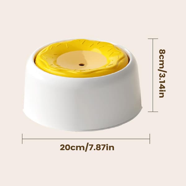 vanndispenser for hunder, solid, 1500 ml, lekkasjesikker, sklisikker, med skive -