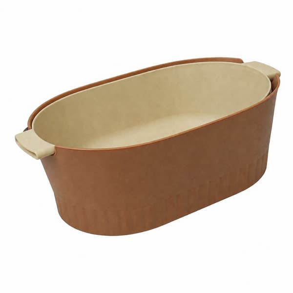 Plastic Colander Set, Brown, Large, Double Layer Detachable, Deepened Capacity for Kitchen