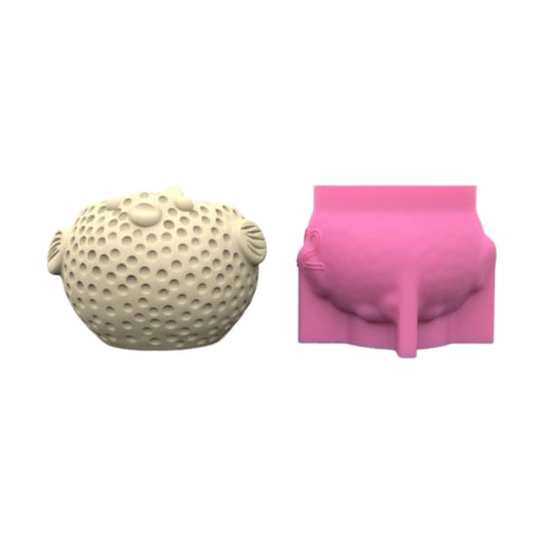 Pufferfish form form Velegnet til fremstilling af saftige vaser