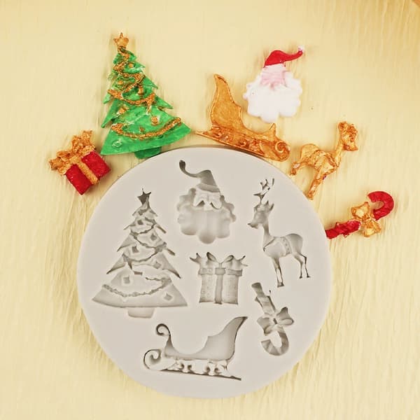 Varmebestandige Juleforme i Silikone, Fleksible & Giftfri, Perfekt Bagegave