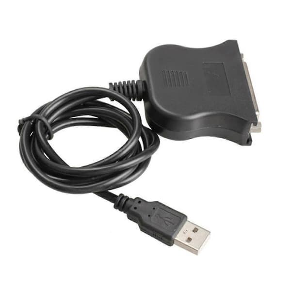 USB han til DB25 hun port parallel konverteringskabel 25-bens adapterkabel [DB]