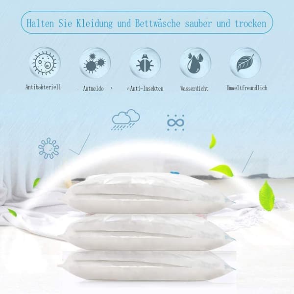 Vakuumförpackningsväskor 10 stycken 100x80cm 80x60cm 60x40cm förvaringspåsar resor