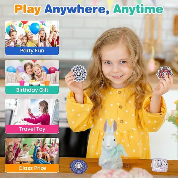 24-pack Fidget Spinners i bulk, Mini Fidget Spinner för barn Fidget Leksaker Vuxna Partyfavörer & Klassrumspris för Autism ADHD, Stresslindring