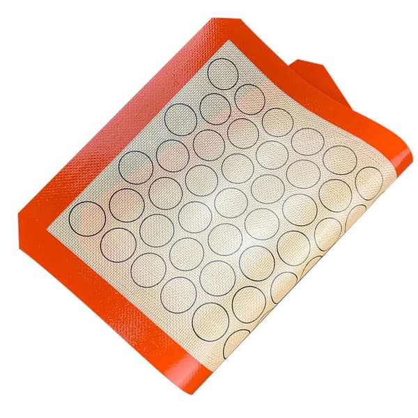 Nonstick Silikonmåtte Bageovn Bageplade Foring Aron Kageplade Hvid 420*295mm