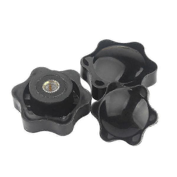 10 pcs M5/m6/m8/m10 internal thread hexagonal clamping screw hand knob wing nut