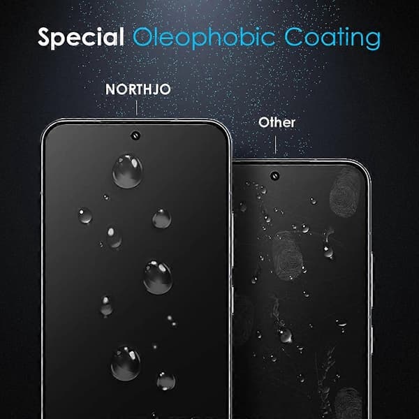 NORTHJO A For Xiaomi 15 Tempered Glass Screen Protector, Supports Fingerprint Unlock Clear Screen Protector