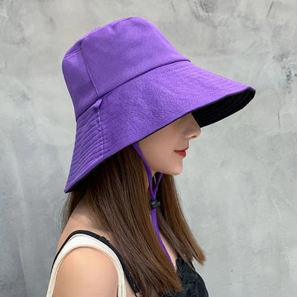 Bucket Hat Strandhatt LILA Lila