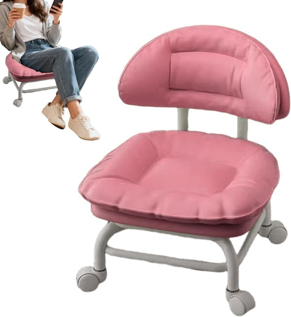 Rullpall - Snurrstol med rullstol rosa Rosa