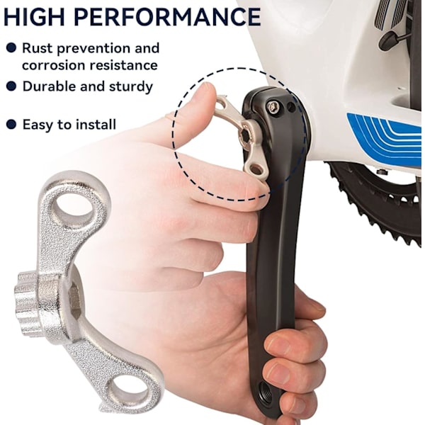 Crank Removal Tool, 2 in 1 Crank Removal Wrench Tool Bicycle Crank Assembly Puller Bicycle