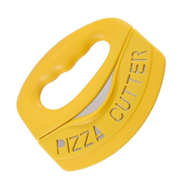 Bærbar Pizzakutter: Perfekt for Utflukter Gul yellow