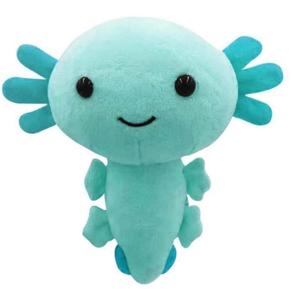 Blue Salamander Doll Plush Toy Salamander Doll Hexagonal Dinosaur