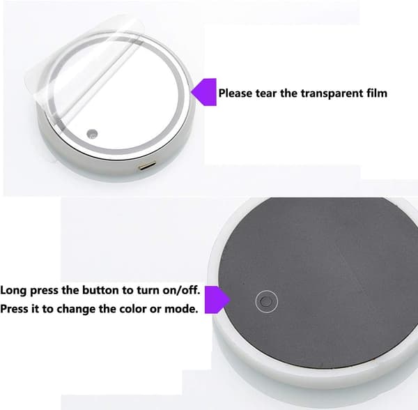 LED-mukiteline autoon, 7 väriä vaihtava, USB-latausmatto, vedenpitävä