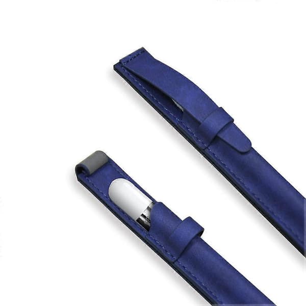 Pencil Case Holder for Holding Pen 1pc Blue PU Cover [DB]