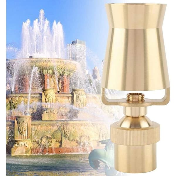 Durable Adjustable Brass Ice Tower Fountain Sprinkler Head (1 inch DN25)