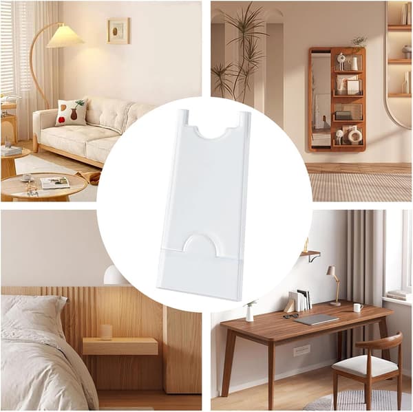 Sofa-vegg avstandsholder, sklisikre puter, stabilisator, akryl -