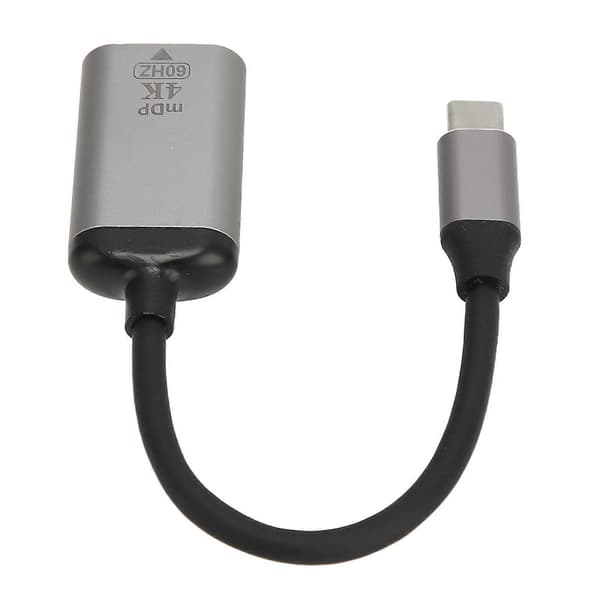 USB-C til DisplayPort-adapter 4K 60Hz aluminiumslegering Plug and Play USB-C til Mini DP-adapter til bærbar computer telefon tablet