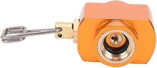 Utendørs Camping Gasskomfyr Adapter Gassregulator Gassadapter Gass Campingovn (1 stk - Gull)