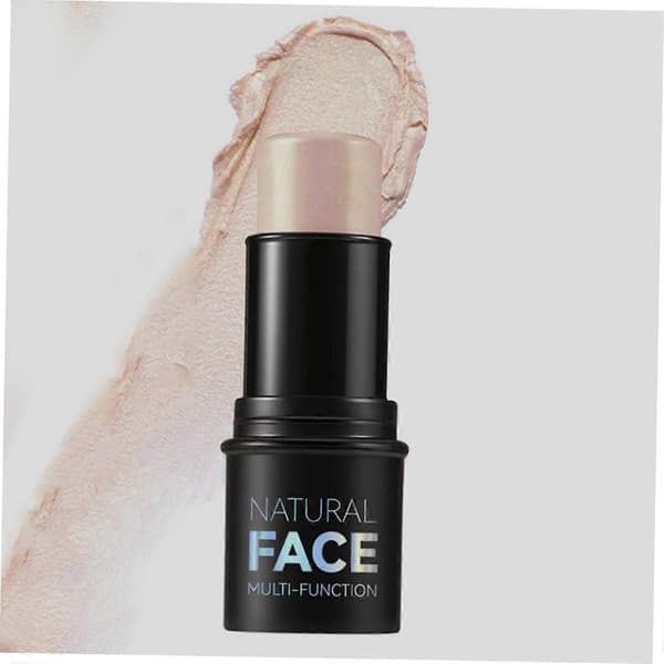 Highlighterstick til ansigtsmakeup med langvarig glød og rejsevenlig creme-finish