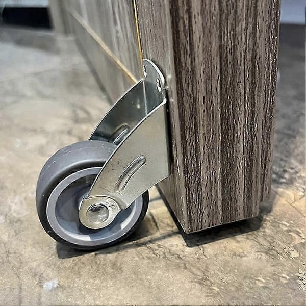 Adjustable Door Support Wheel with Rubber and Steel Frame to Prevent Sagging