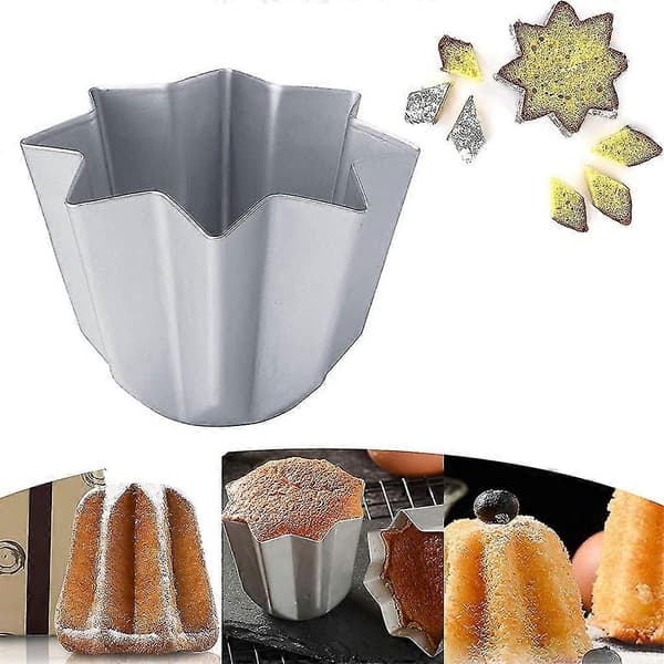 Åttekantet Bakeform Non-Stick Aluminiumslegering Kakeform for Pandorobrød 1
