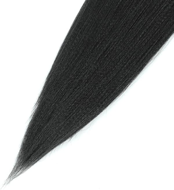 Försträckta flätor 66cm 3 buntar/parti Professionell syntetfiber virkade flätor Yaki textur fläthårförlängning
