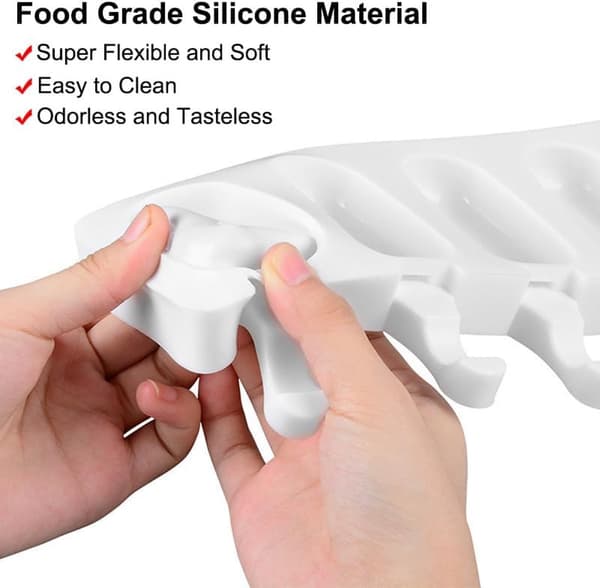 Isform - BPA-fri - 2-pak - Silikoneisbitsform - Isforme - Isforme - Isfremstilling - Ispinde