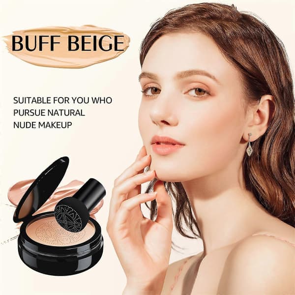 Mushroom Head Air Cushion CC Cream BB Cream Full Coverage Oil Control Foundation Buff Beige