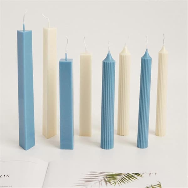 Lang Stang Lys Plastform DIY Hjemmelavet Aromaterapi Lys Fremstillingssæt PC Form B