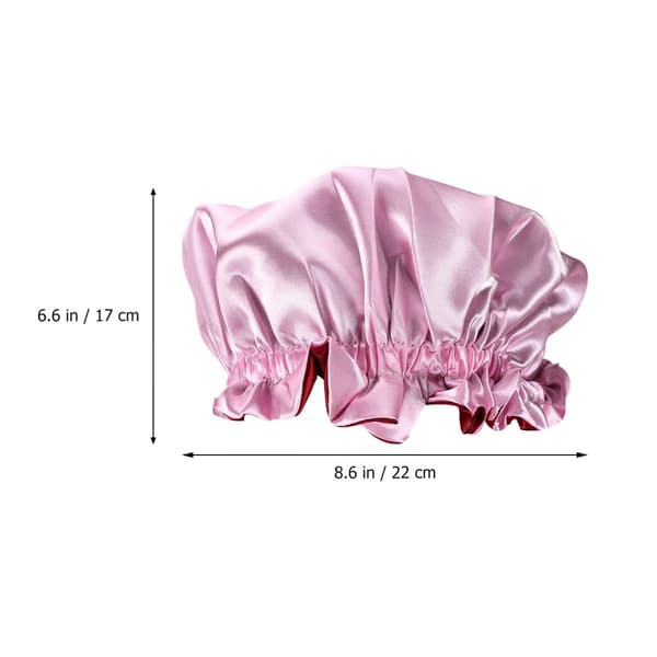 Satin elastisk kant med bred sovmössa för barn