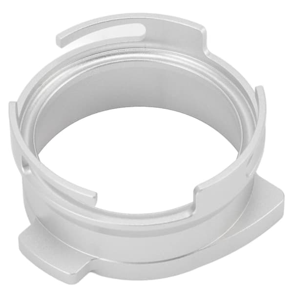 54 mm roterende doseringstrakt i aluminiumslegering for kaffemaskintilbehør sølv