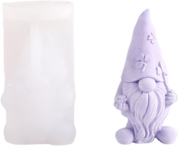 3D Gnome Epoxyharpiksform, Påskenisseforme Gnome I
