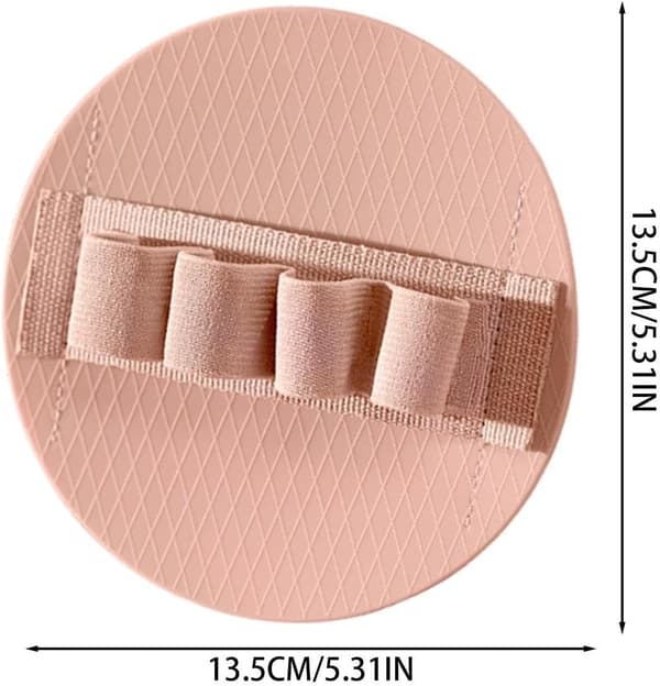 Kroppsskrubb-silikonbørstehanske for en grundig rosa - Rosa