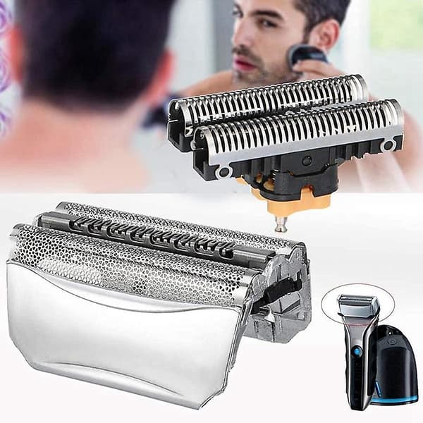 51S - Erstatningsbarberhode kompatibelt med Braun Series 5 51S Barbermaskin, Sølv